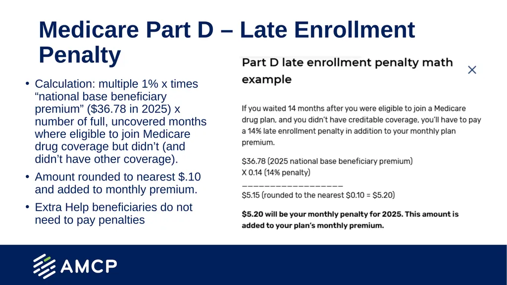 Medicare Part D Prescription Drug Benefit Overview - slide 10 of 21