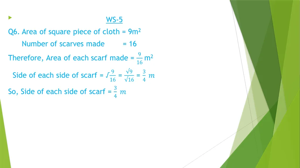 Topics to be covered are: Square root of - slide 5 of 16