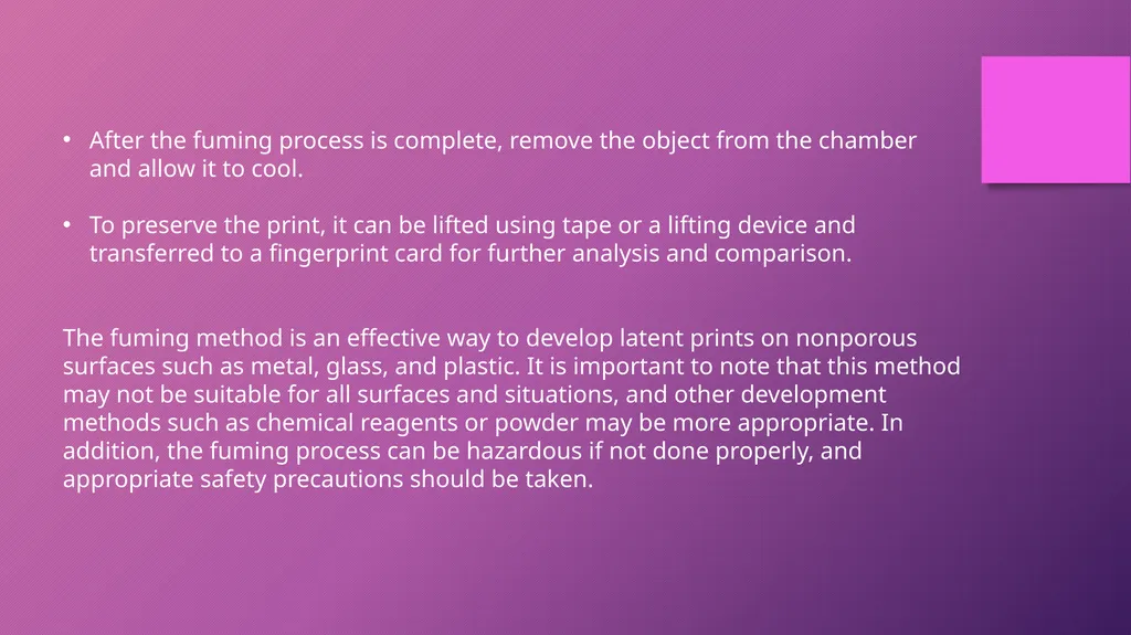 DEVELOPMENT OF FINGERPRINTS CHAPTER 6 CHANCE - slide 11 of 17