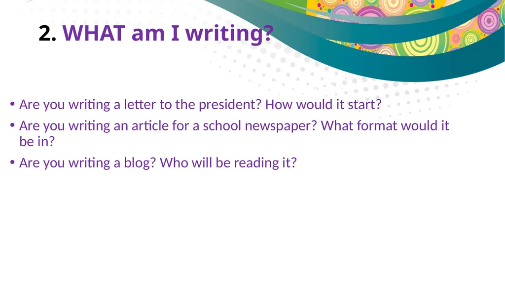 Do Now #9: Palm Beach Writes If you have been - slide 6 of 29
