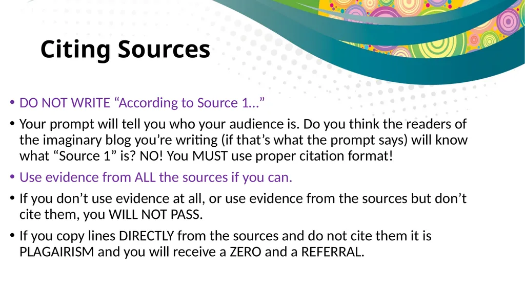 Do Now #9: Palm Beach Writes If you have been - slide 13 of 29