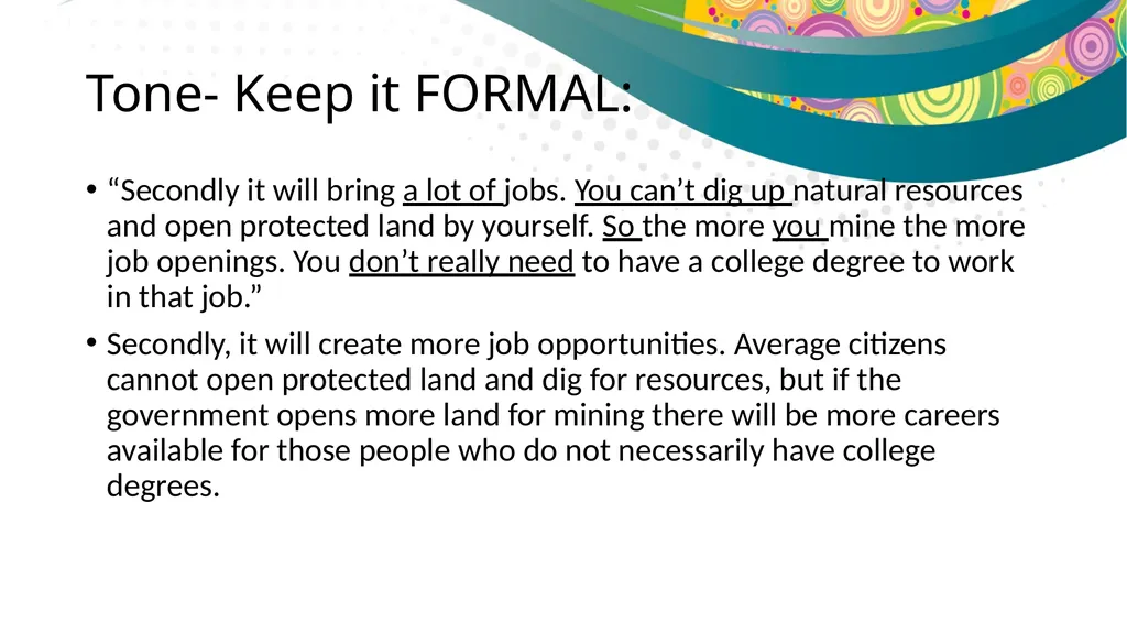 Do Now #9: Palm Beach Writes If you have been - slide 21 of 29
