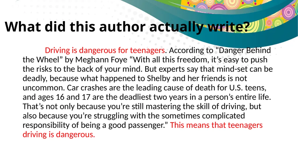 Do Now #9: Palm Beach Writes If you have been - slide 17 of 29