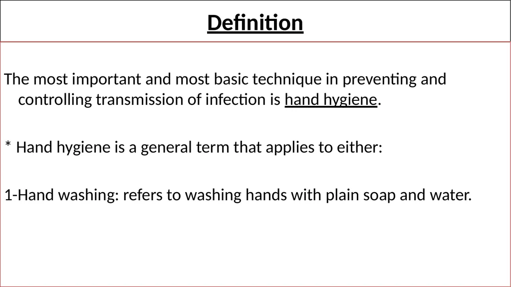 Fundamentals of Nursing(1st Stage) Hand Hygiene - slide 3 of 22
