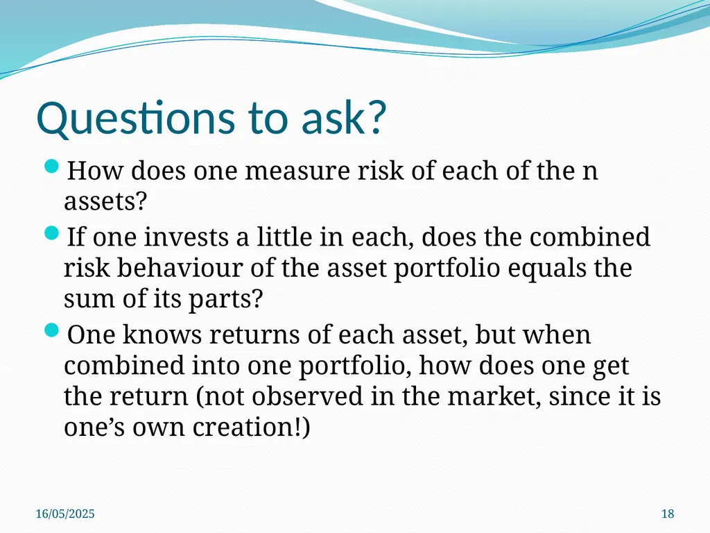 Mathematical Modelling in Finance -Puneet Prakash, - slide 18 of 18