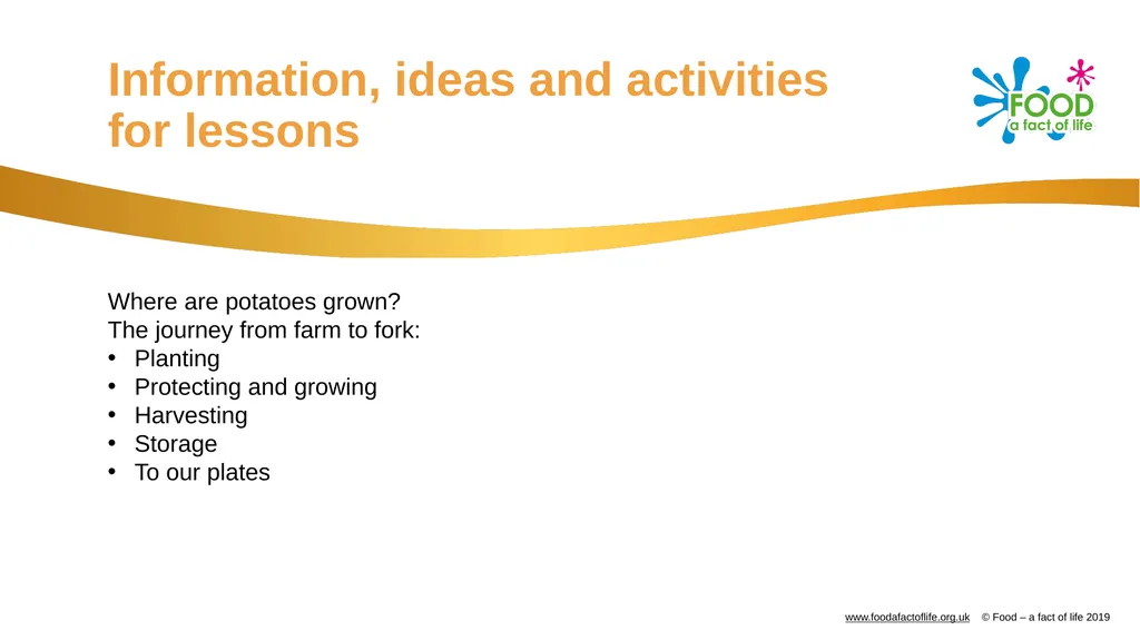 Farming: Growing potatoes Information, ideas and - slide 2 of 11
