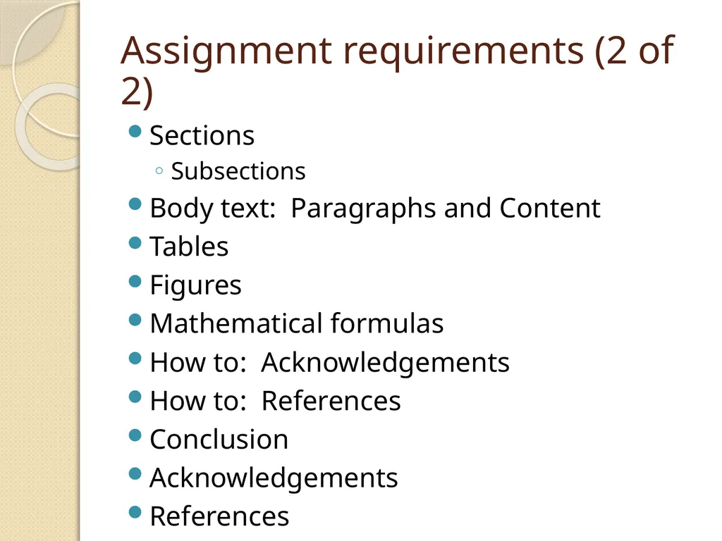 LaTeX Tutorial What is LaTeX? TeX is a typesetting - slide 9 of 21