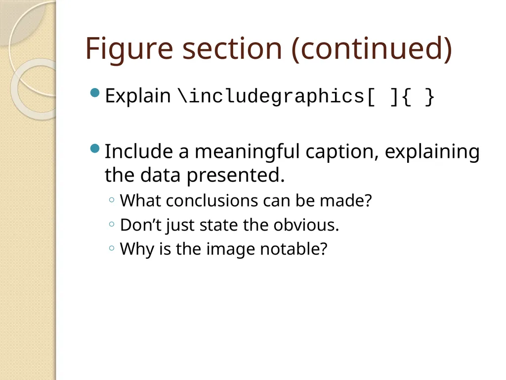LaTeX Tutorial What is LaTeX? TeX is a typesetting - slide 16 of 21