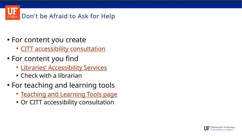 Taking Steps to Title II: A Digital Accessibility - slide 18 of 19