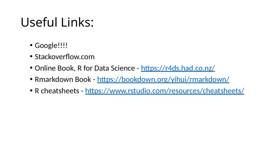 R Tutorial CVEN 5454, Spring 2019 Contact: Sean - slide 6 of 6