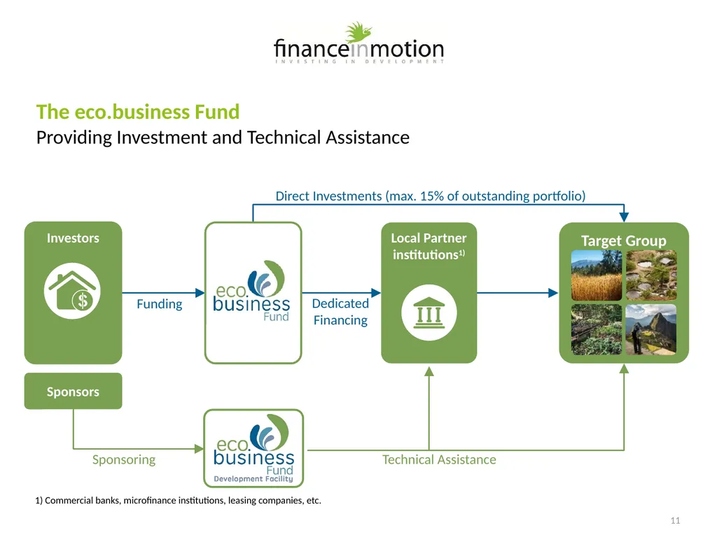 Development Finance Funds SWITCH to Green - slide 11 of 16