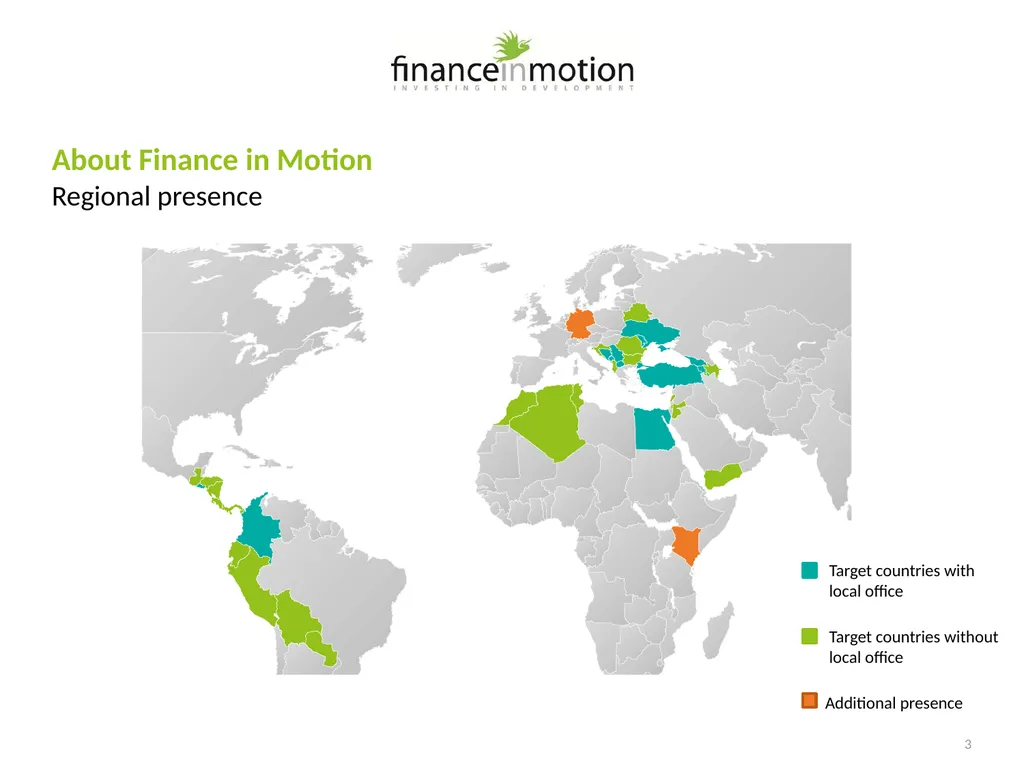 Development Finance Funds SWITCH to Green - slide 3 of 16