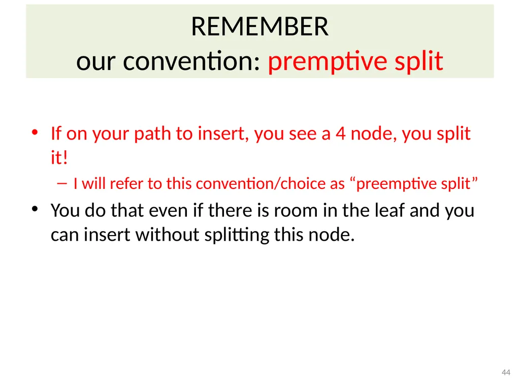2-3-4 Trees (BST) CSE 3318 – Algorithms and Data - slide 44 of 55