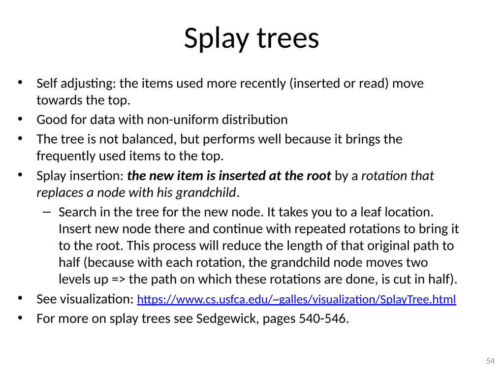 2-3-4 Trees (BST) CSE 3318 – Algorithms and Data - slide 54 of 55