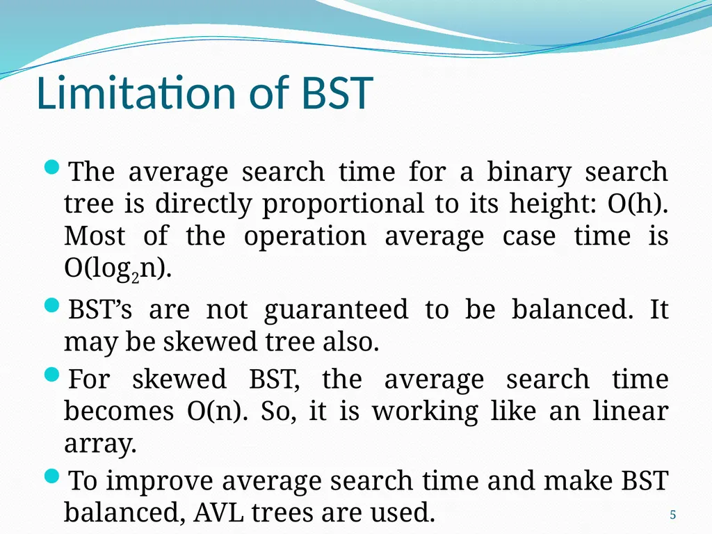 Data Structure & Algorithm Binary Search Tree(BST) - slide 5 of 58