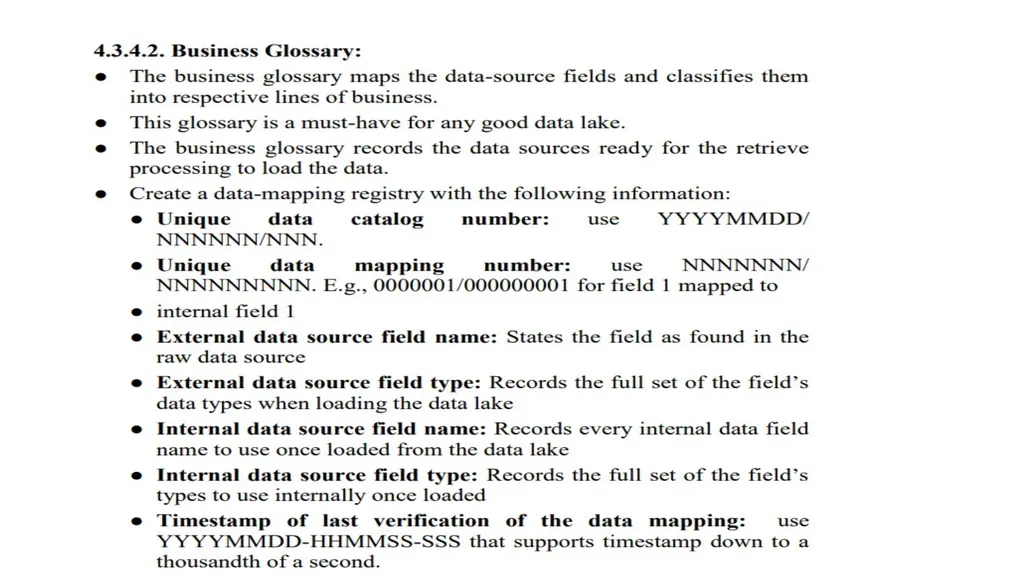 DATA SWAMPS: ● Data swamps are simply data lakes - slide 7 of 14