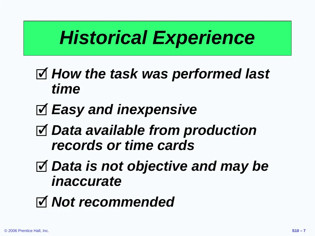 Outline Labor Standards And Work Measurement - slide 7 of 37
