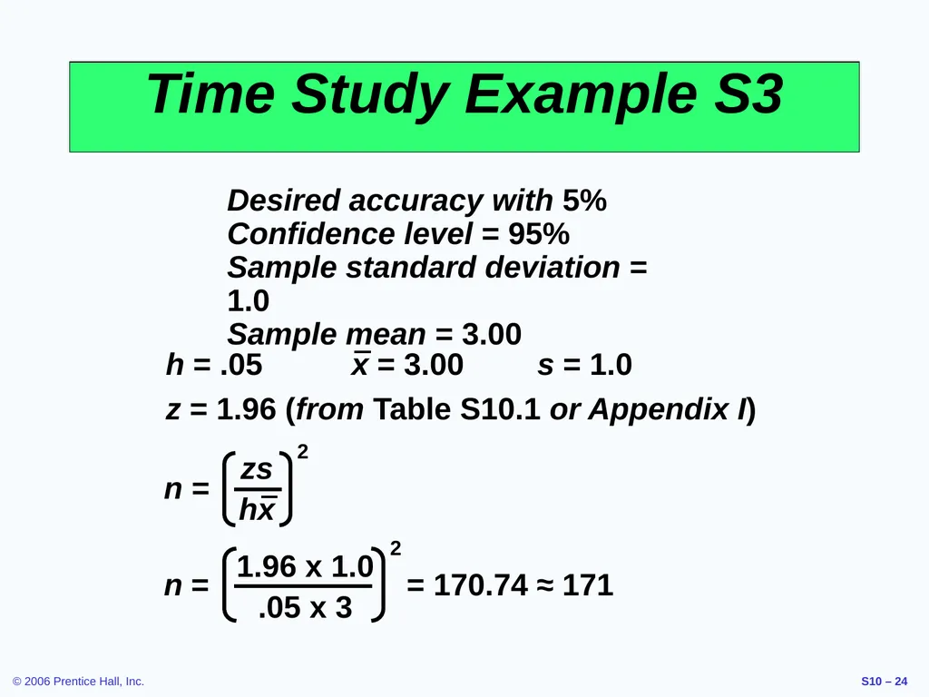 Outline Labor Standards And Work Measurement - slide 24 of 37