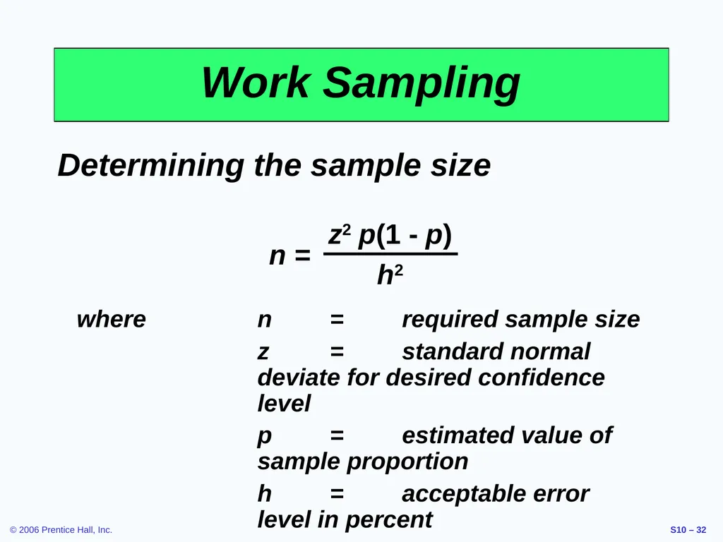 Outline Labor Standards And Work Measurement - slide 32 of 37