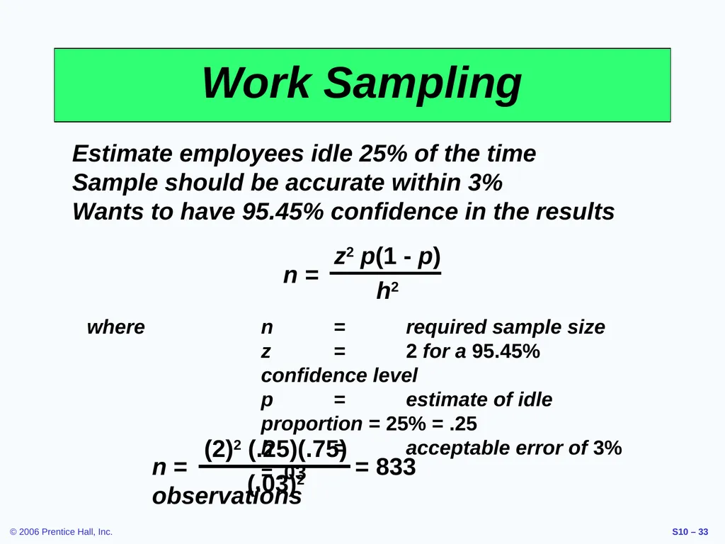 Outline Labor Standards And Work Measurement - slide 33 of 37