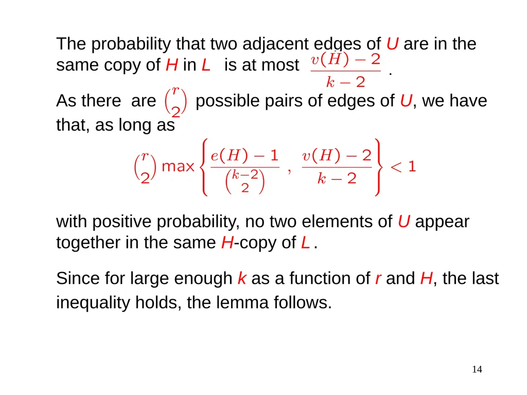 1 Rainbow Decompositions Raphael Yuster University - slide 14 of 19