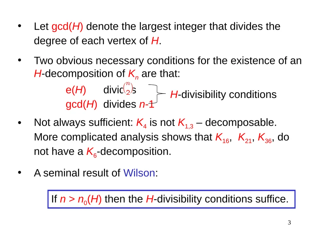 1 Rainbow Decompositions Raphael Yuster University - slide 3 of 19