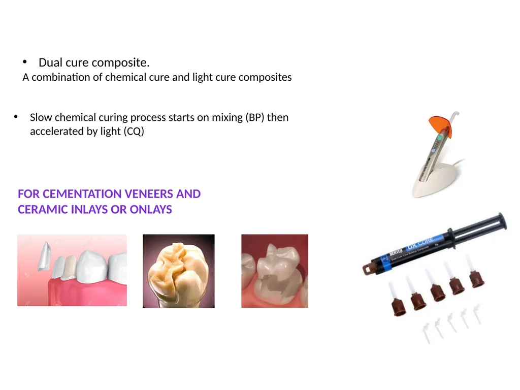 Direct Tooth colored restorative materials Before - slide 8 of 11