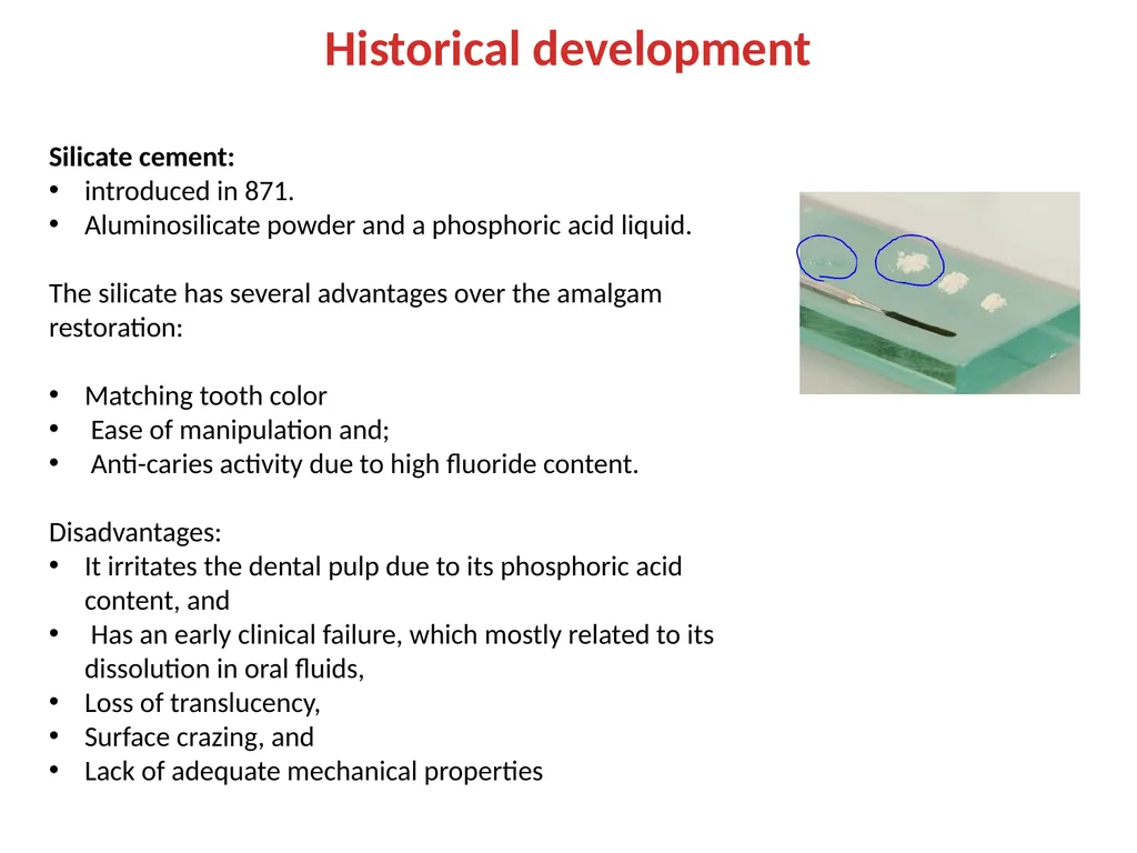 Direct Tooth colored restorative materials Before - slide 2 of 11