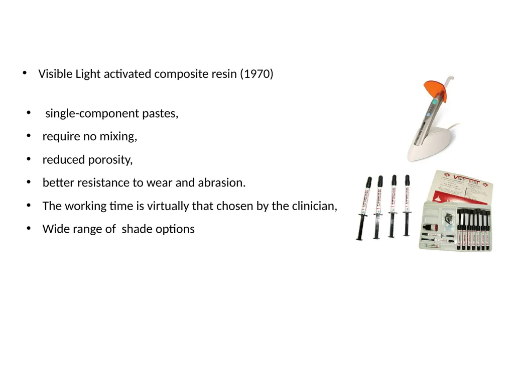 Direct Tooth colored restorative materials Before - slide 7 of 11