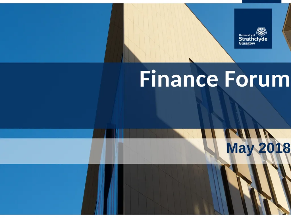 Finance Forum May 2018 Updates: Procurement
