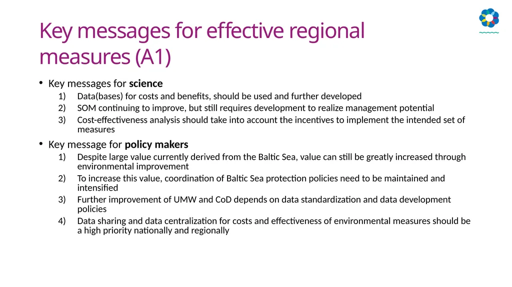 HELCOM biodiversity, litter, underwater noise and - slide 5 of 22