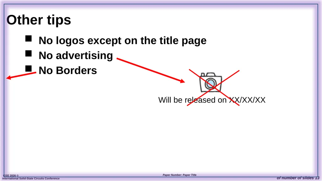 ISSCC 2026 Regular Presentations (Template & - slide 13 of 14