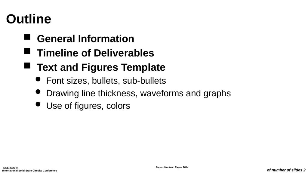 ISSCC 2026 Regular Presentations (Template & - slide 2 of 14