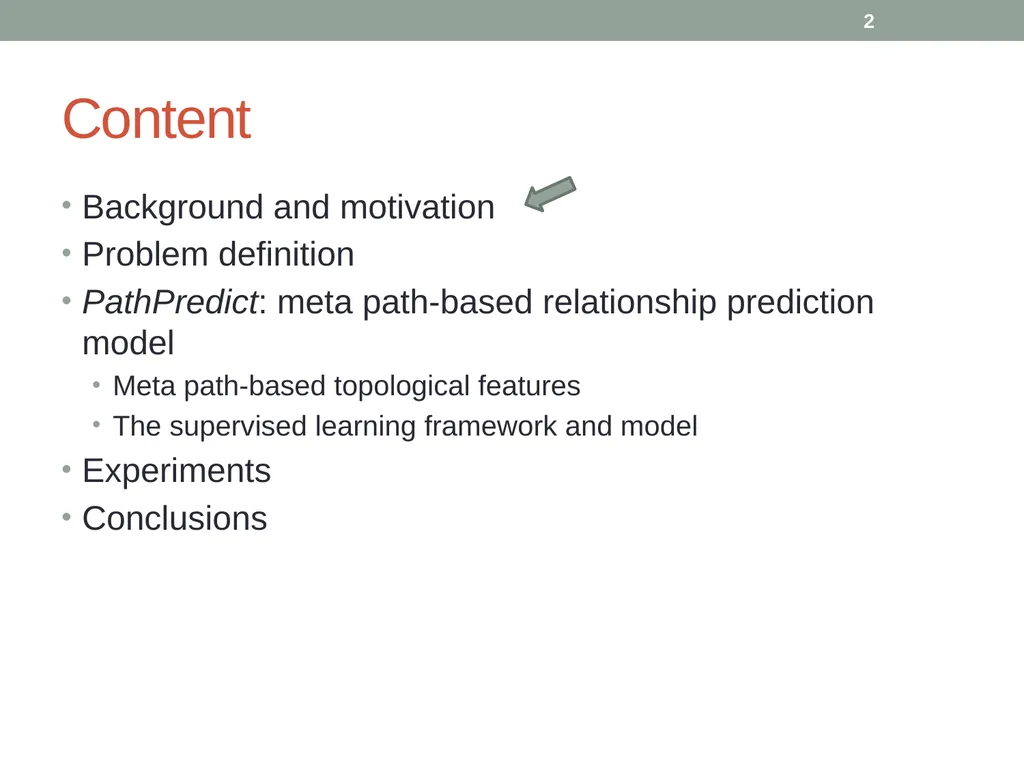 Co-Author Relationship Prediction in Heterogeneous - slide 2 of 32