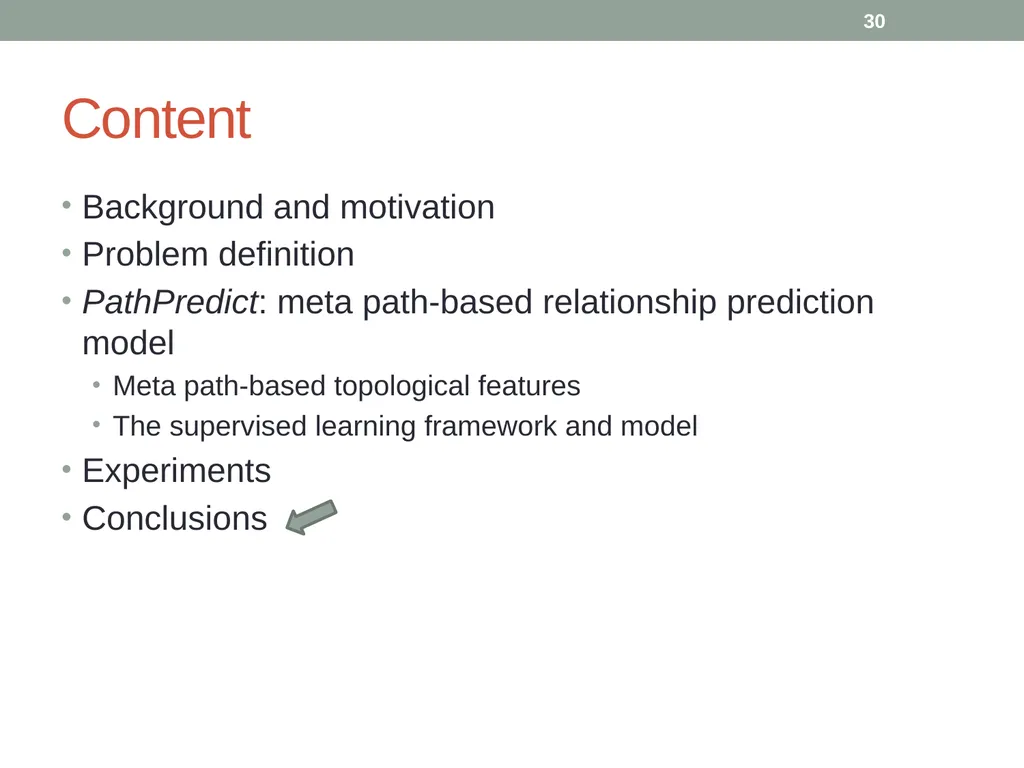 Co-Author Relationship Prediction in Heterogeneous - slide 30 of 32
