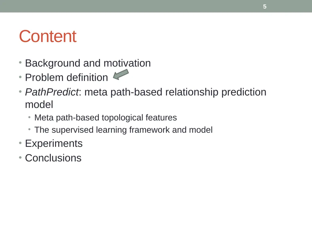 Co-Author Relationship Prediction in Heterogeneous - slide 5 of 32