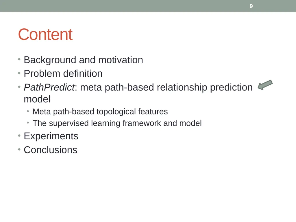 Co-Author Relationship Prediction in Heterogeneous - slide 9 of 32
