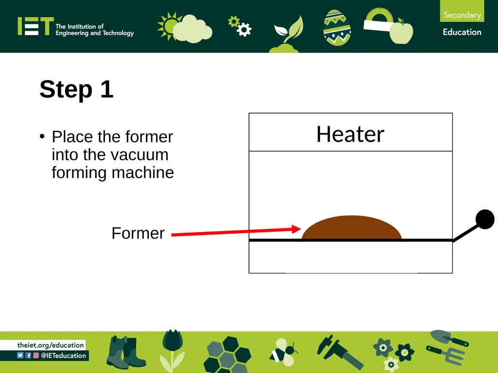 Vacuum forming project for KS3 Using vacuum - slide 3 of 10