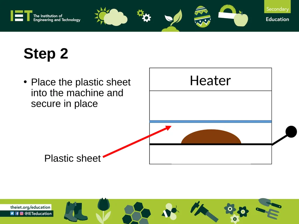 Vacuum forming project for KS3 Using vacuum - slide 4 of 10