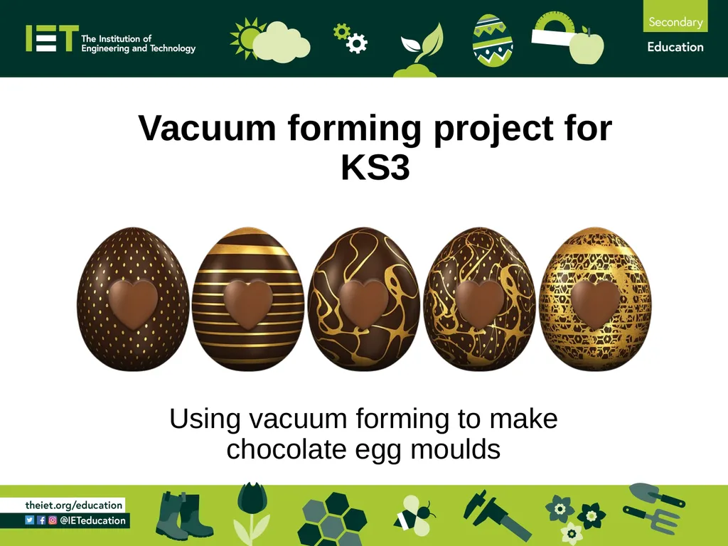 Vacuum forming project for KS3 Using vacuum - slide 1 of 10