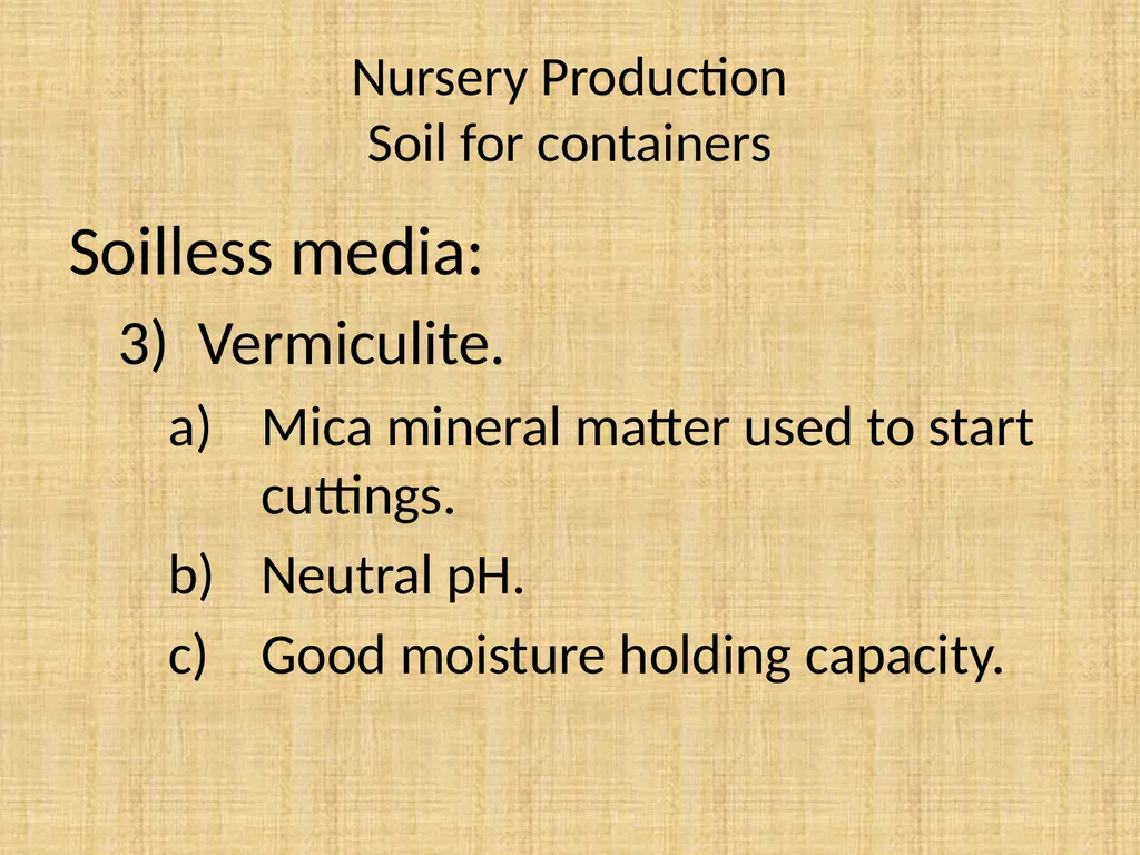Understand nursery management Understand nursery - slide 9 of 26