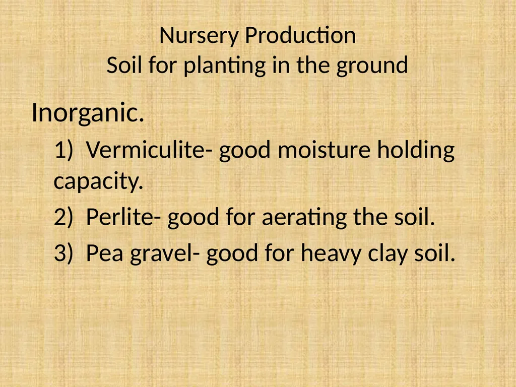 Understand nursery management Understand nursery - slide 15 of 26