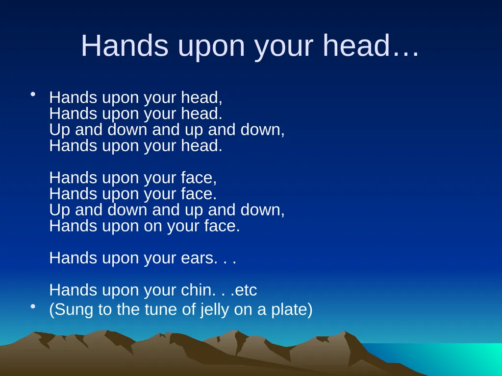 Nursery rhymes and poems Maths and counting. Five - slide 17 of 49