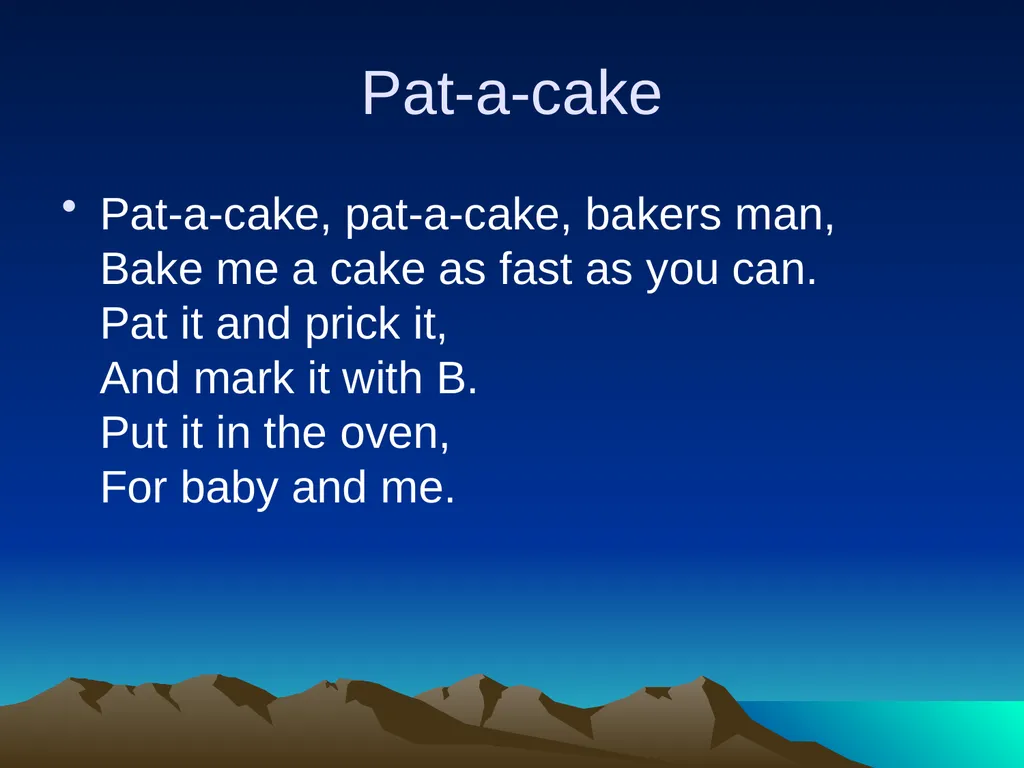 Nursery rhymes and poems Maths and counting. Five - slide 42 of 49