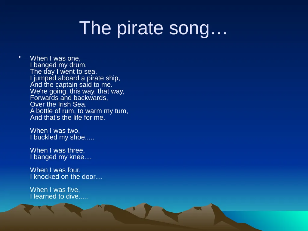 Nursery rhymes and poems Maths and counting. Five - slide 11 of 49
