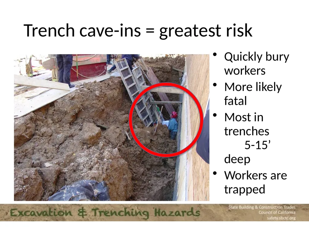 CPWR Infographic Excavation numbers to remember: 2 - slide 4 of 16