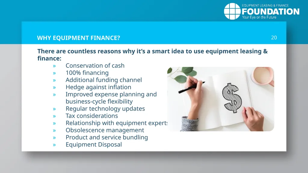 EQUIPMENT LEASING & FINANCE: A Dynamic, Global - slide 20 of 43