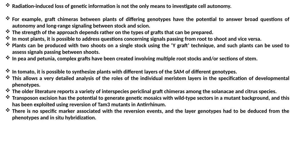 CELL AUTONOMY AND CELL POLARITY CELL AUTONOMY - slide 5 of 17