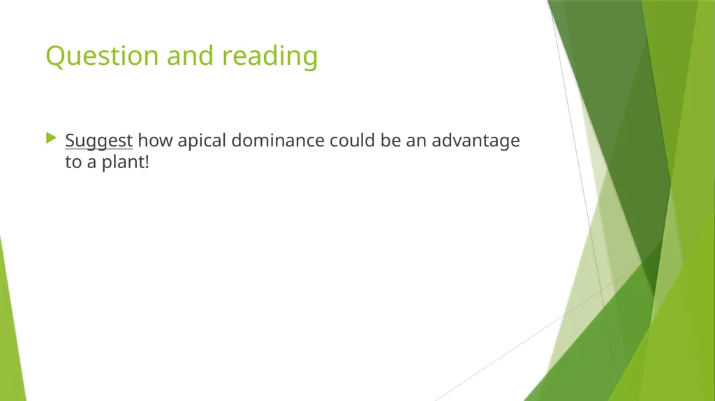 Plant Growth Learning outcomes Evaluate the - slide 15 of 20