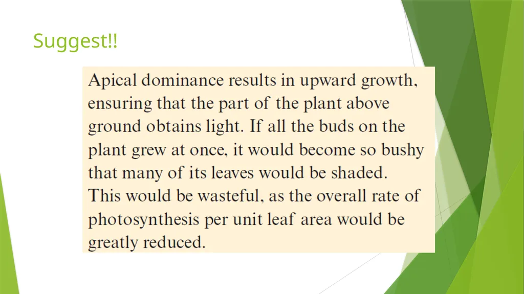 Plant Growth Learning outcomes Evaluate the - slide 16 of 20